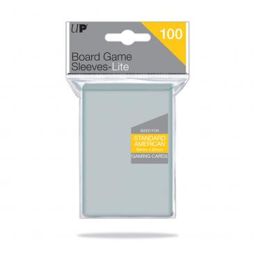 Sleeves - Standard American Sleeves: Clear 56x87mm (100 buc) - UP