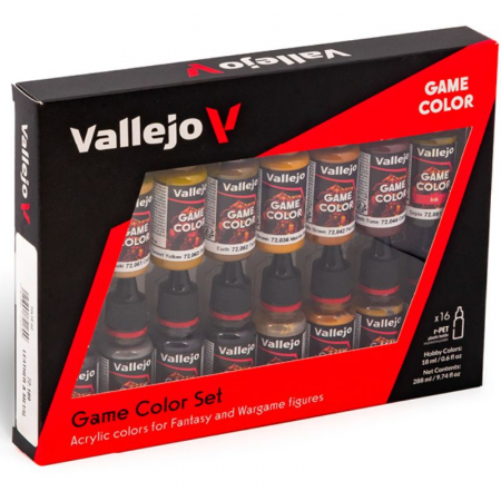Seturi de vopsele - Vallejo - Game Color: Leather & Metal Paint Set