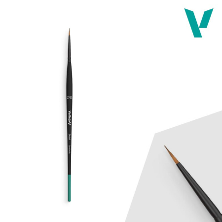 Pensule - Vallejo - Round Synthetic Brush No. 2/0