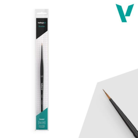 Pensule - Vallejo - Round Synthetic Brush No. 3/0