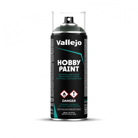 Spray - Vallejo - Spray: Dark Green (026) (400ml)