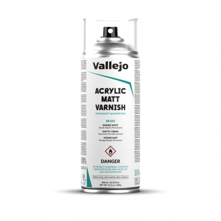 Spray - Vallejo - Spray: Matt Varnish (531) (400ml)