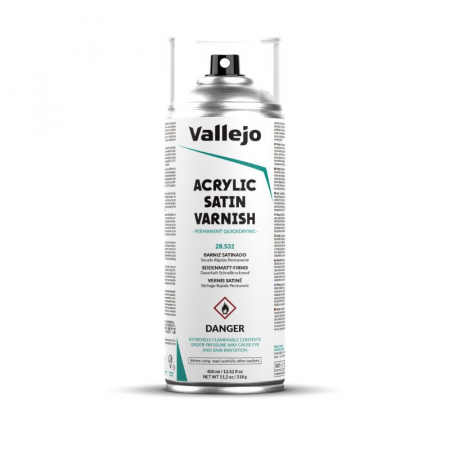Spray - Vallejo - Spray: Satin Varnish (532) (400ml)