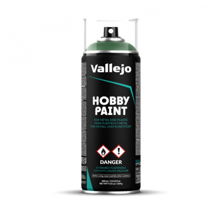 Spray - Vallejo - Spray: Sick Green (028) (400ml)