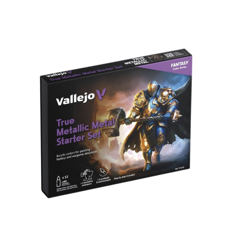 Noutăți - Vallejo - True Metallic Metal Starter Set