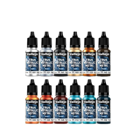 Vallejo - True Metallic Metal Starter Set [3]