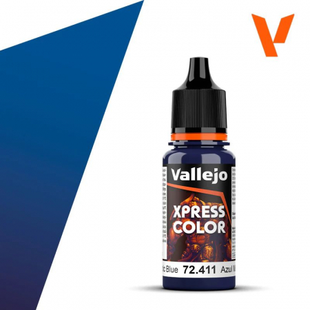 Painting & Terrain - Vallejo - Xpress Color: Mystic Blue (411) (18ml)