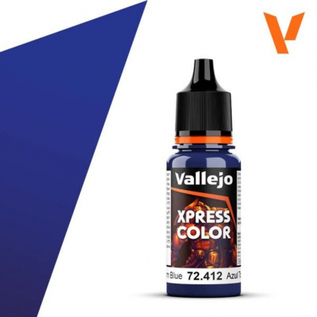 Painting & Terrain - Vallejo - Xpress Color: Storm Blue (412) (18ml)