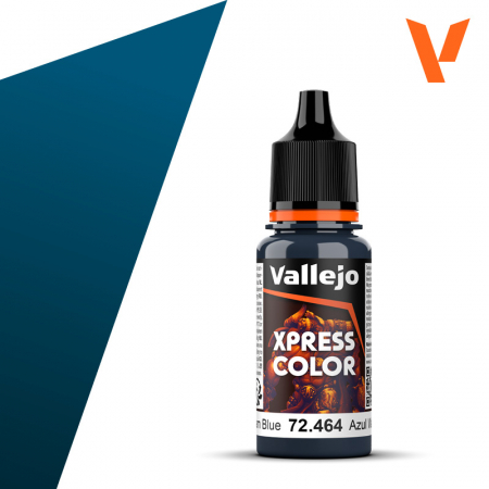 Painting & Terrain - Vallejo - Xpress Color: Wagram Blue (464) (18ml)