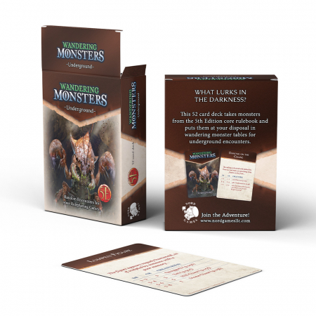 RPG - Wandering Monsters Deck: Underground - EN