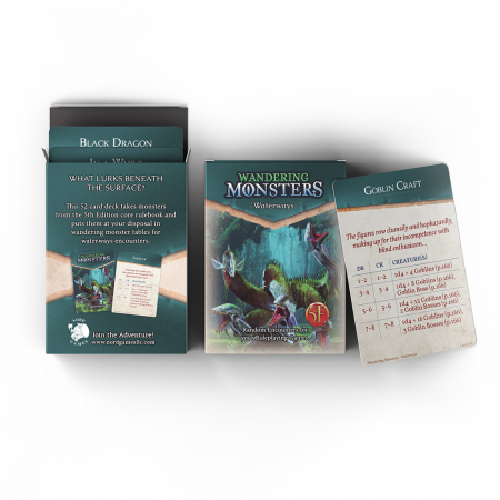 RPG - Wandering Monsters Deck: Waterways - EN