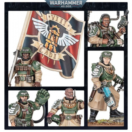 Warhammer 40K - Astra Militarum: Cadian Command Squad - GW [2]