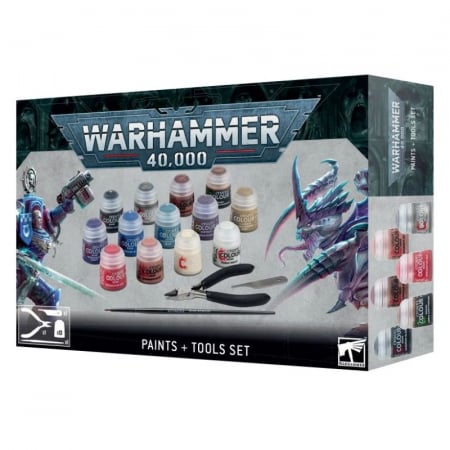 Seturi de vopsele - Warhammer 40K Paints + Tools Set (60-12) - GW