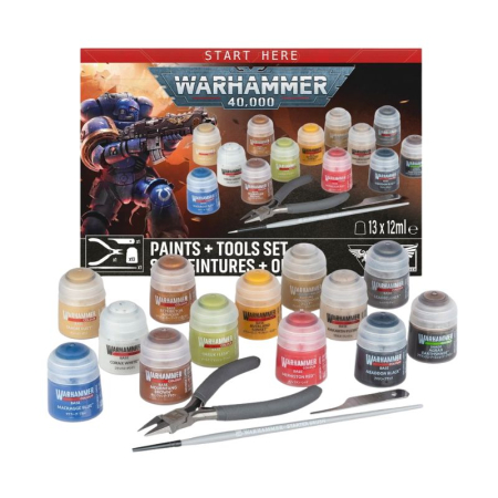 Warhammer 40K Paints + Tools Set (11th Edition) - EN [1]