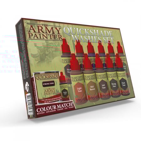 Precomenzi - The Army Painter - Warpaints Quickshade Washes Paint Set