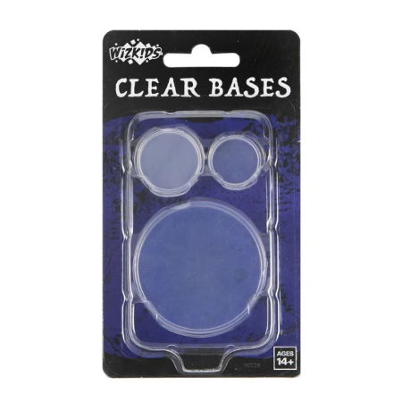 Noutăți - WizKids Deep Cuts: Clear Bases (12 buc)