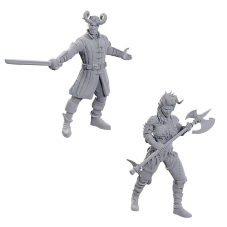 Precomenzi - Wyll & Karlach - D&D Nolzur's Marvelous Miniatures: Special Edition Baldur's Gate 3 (cutie usor deteriorata)