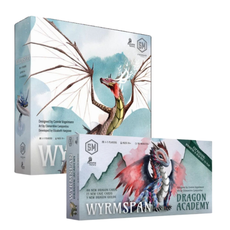 Jocuri de strategie - Wyrmspan +  Wyrmspan: Dragon Academy (Extensie)