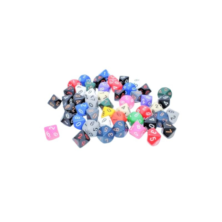 Zaruri - Zar D10: Opaque D10 Loose Dice (1 buc)