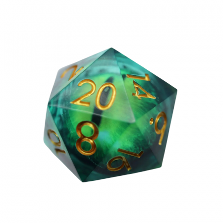 Zaruri - Zar D20 Green Cyclops Moving Eye (35mm)