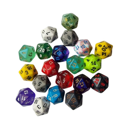 Zaruri - Zar D20: Regular D20 Loose Dice (1 buc)