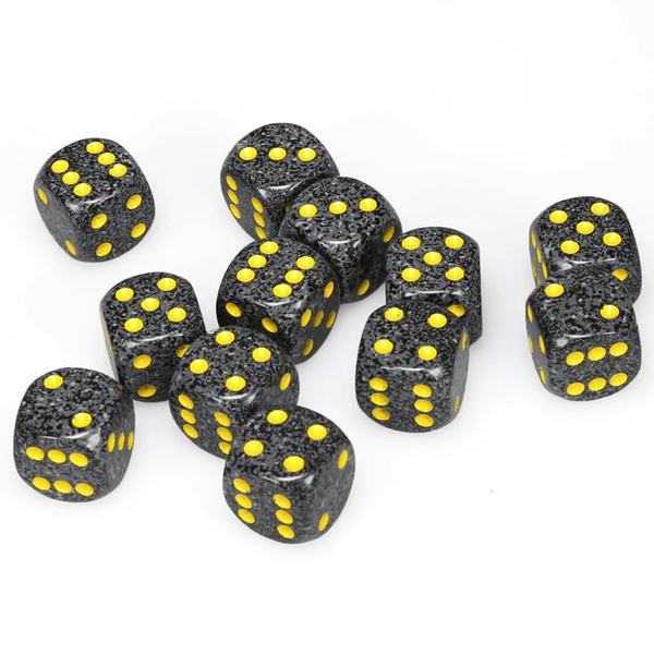 Chessex Speckled 16mm D6 With Pips Dice Blocks 12 Dice Urban Camo