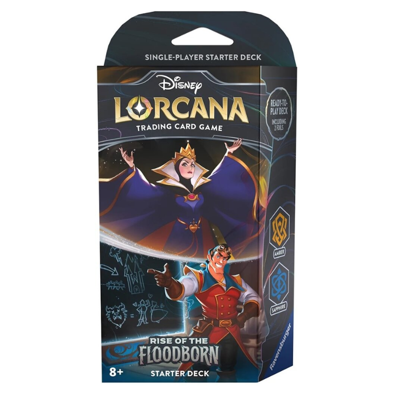 Disney Lorcana TCG - Rise of the Floodborn Starter Deck: The Queen and Gaston - EN