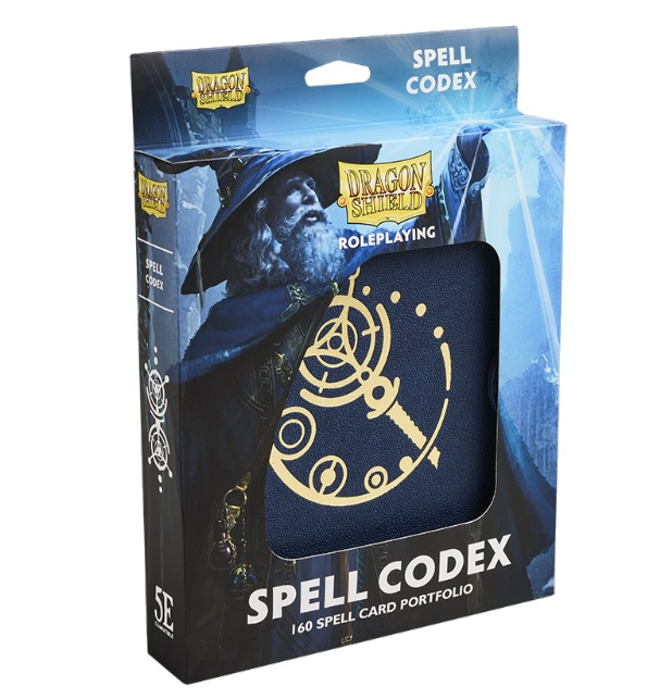 Dragon Shield Spell Codex Portfolio - Midnight Blue