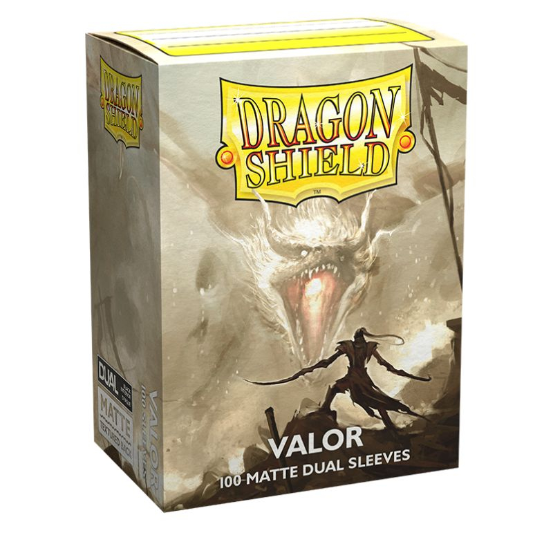 Dragon Shield Standard Sleeves - Matte Dual Valor (100 Sleeves)