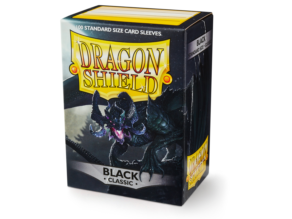 Dragon Shield Standard Sleeves - Black 63x88mm (100 buc)