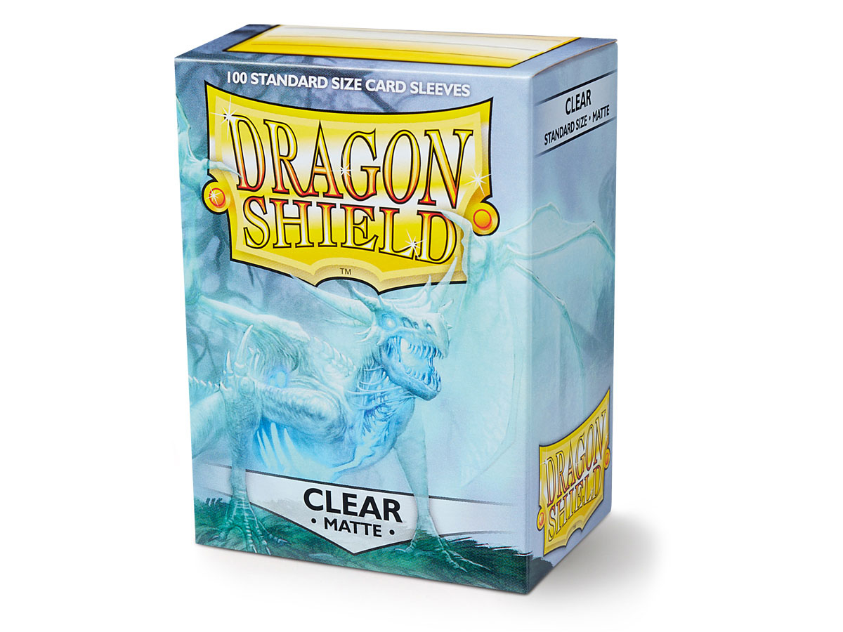 Dragon Shield Standard Sleeves - Matte Clear 63x88mm (100 buc)