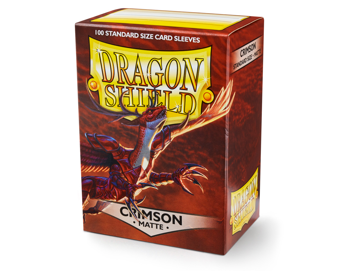 Dragon Shield Standard Sleeves - Matte Crimson 63x88mm (100 buc)