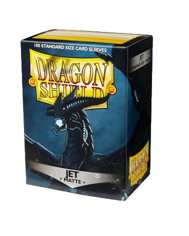 Dragon Shield Standard Sleeves - Matte Jet 63.5x88.9mm (100 buc)