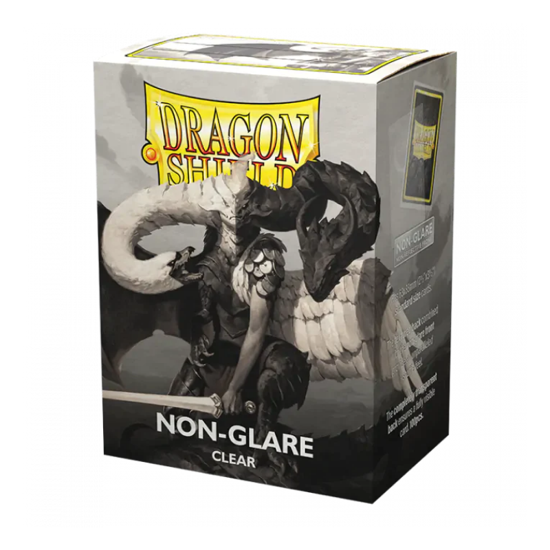Dragon Shield Standard Sleeves - Matte Non Glare Clear V2 63x88mm (100 buc)