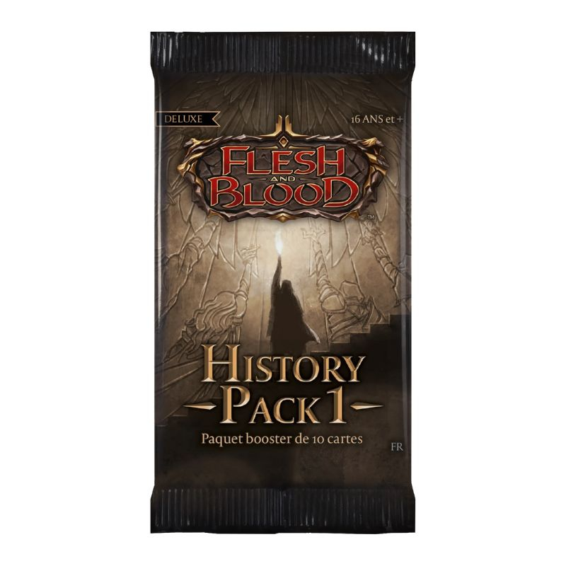 Flesh and Blood TCG - History Pack 1 Booster - Black Label - FR