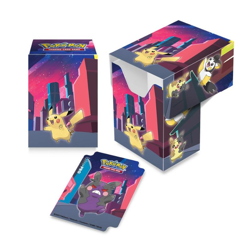 Ultra PRO Shimmering Skyline Deck Box for Pokemon with Divider 75+
