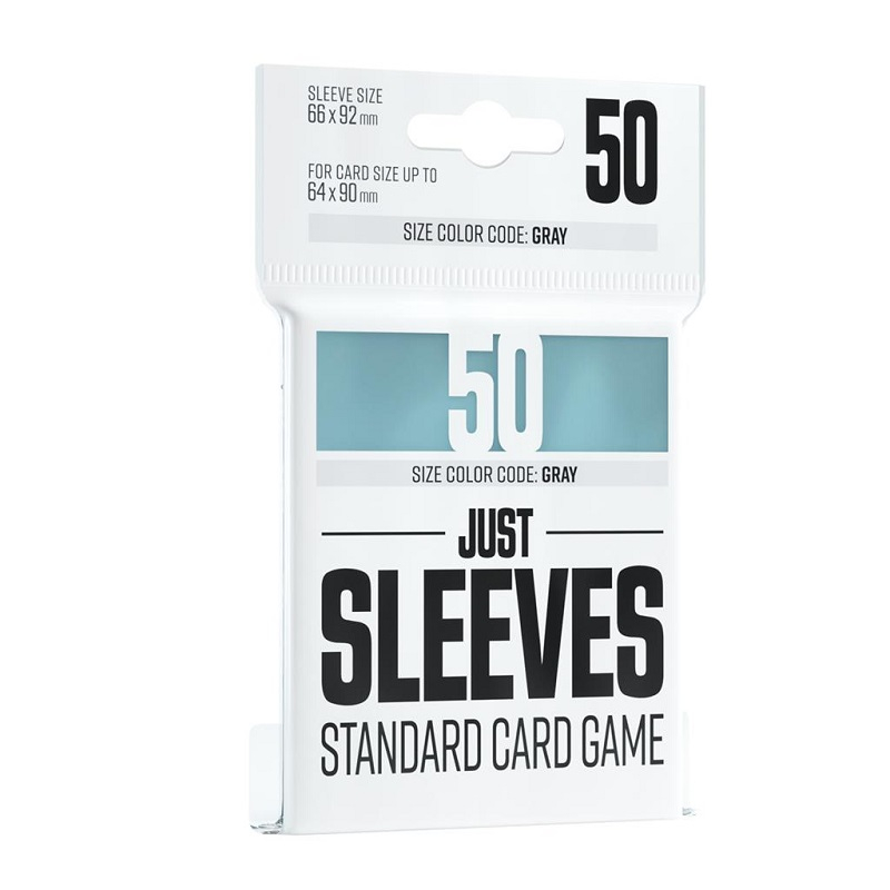 Just Sleeves - Standard Card Game (66x92mm) - Clear (50 buc)