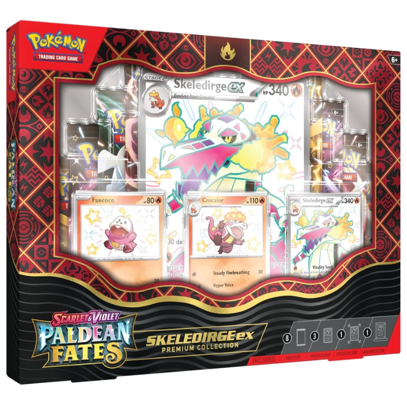 Pokemon - Scarlet  Violet 4.5 Paldean Fates Premium Collection - Skeledirge ex - EN