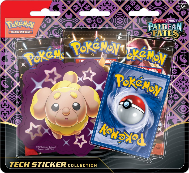 Pokemon - Scarlet  Violet 4.5 Paldean Fates Tech Sticker Collection - Shiny Fidough - EN