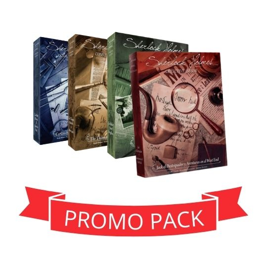 Pret mic Sherlock Holmes Consulting Detective - Promo Pack