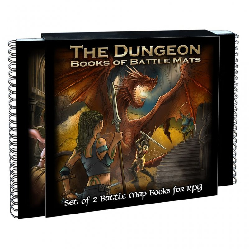 Books of Battle Mats: The Dungeon - EN