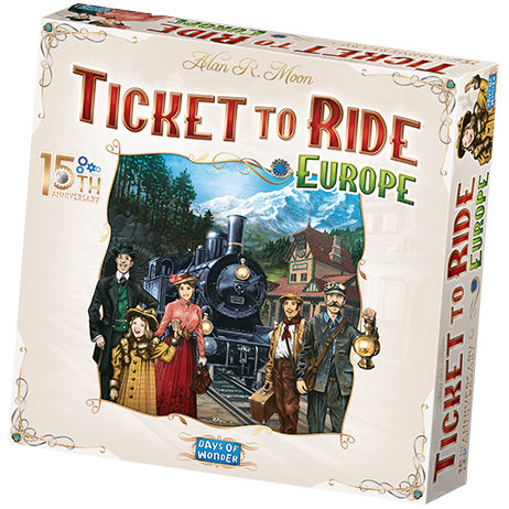 Ticket to Ride: Europe - 15th Anniversary - EN - (cutie usor deteriorata)