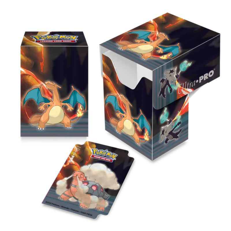 Ultra PRO Scorching Summit Deck Box for Pokemon with Divider 75+