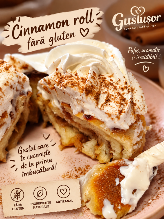 Cinnamon Roll fără gluten Gustușor [4]