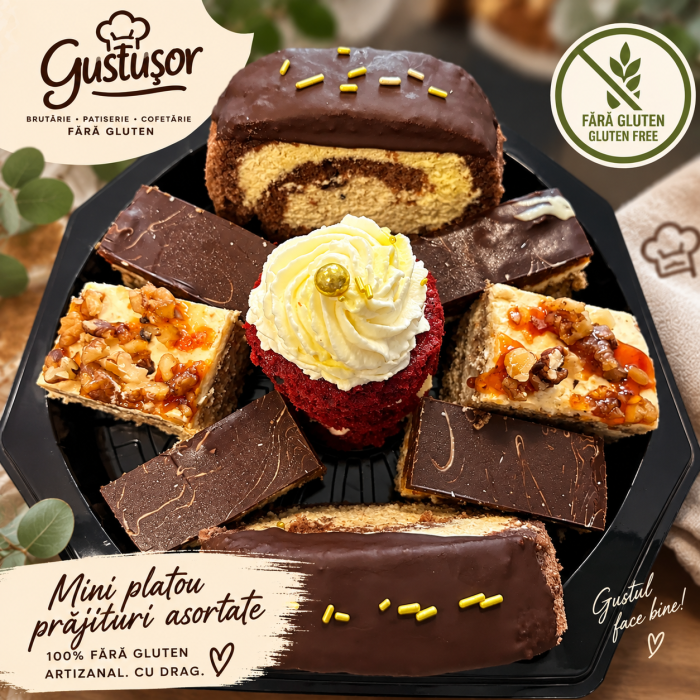 Platou cu prăjituri asortate fără gluten – Gustușor [3]