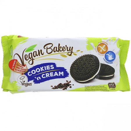 Vegan Bakery - Biscuiti Cookies'n Cream 200g [1]
