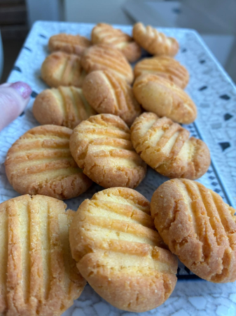 Cornulețe cu vanilie, fără lactoză, fără zahăr [1]