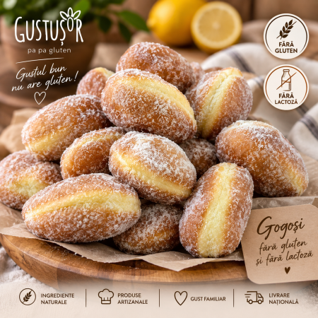 Patiserie dulce - Gogoși artizanale fără gluten și fără lactoză – Gustușor