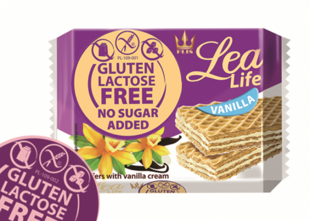 Produse ”made by others for” Gustușor - Napolitane Cu Vanilie - Lea Life 95g