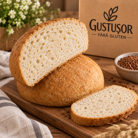 Pâine artizanală fără gluten Gustușor 500 g [1]